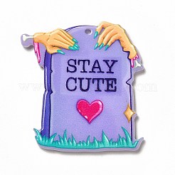 Halloween Printed Acrylic Pendants&nbsp;MACR-K330-05C