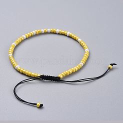 Adjustable Nylon Thread Braided Beads Bracelets&nbsp;BJEW-JB04522