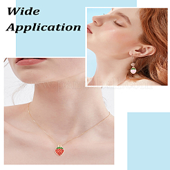 48Pcs 2 Colors Light Gold Plated Alloy Enamel Pendants&nbsp;FIND-LP0002-74
