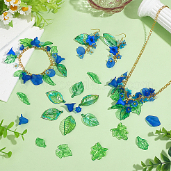 DIY Leaf Flower Making Findings Kits&nbsp;DIY-GA0009-61