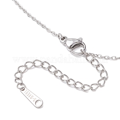 Flower Brass Pave Clear Cubic Zirconia Pendant Necklaces&nbsp;NJEW-JN05287