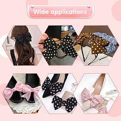 4Pcs 2 Colors Polyester Shoe Charms&nbsp;AJEW-PH0012-19