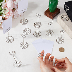 36Pcs Heart Zinc Alloy Name Card Holder&nbsp;AJEW-FH0009-25B