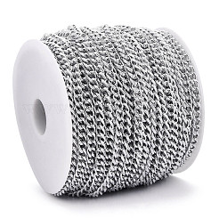 Aluminium Textured Curb Chains&nbsp;CHA-T001-42S