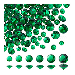6 Style Diamond Shaped Cubic Zirconia Pointed Back Cabochons&nbsp;ZIRC-PH0001-37