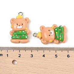 Christmas Theme Opaque Resin Pendants&nbsp;RESI-S08-03E