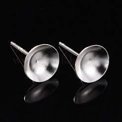 925 Sterling Silver Ear Stud Findings&nbsp;STER-K167-043E-S
