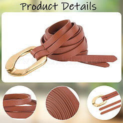 1Pc Cowhide Leather Knot Tie Belts for Women&nbsp;AJEW-CL0003-42A