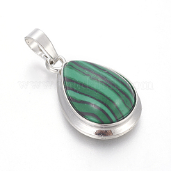 Synthetic Malachite Pendants&nbsp;G-L512-C01
