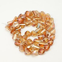 Electroplate Glass Beads Strands&nbsp;EGLA-J018-M