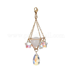 Brass Pouch Pendant Decoration&nbsp;HJEW-TA00085