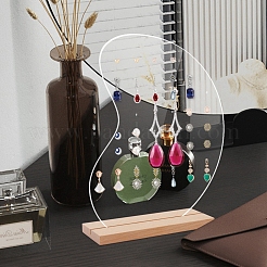 Clear Acrylic Earring Jewelry Display Stands&nbsp;PW-WG38568-08