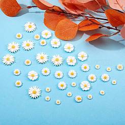 100Pcs 5 Style Opaque Resin Cabochons&nbsp;RESI-SZ0001-47