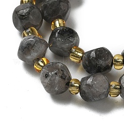Natural Larvikite Beads Strands&nbsp;G-K387-A02-01