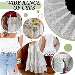 3 Yards Cotton Embroidered Flower Lace Trim&nbsp;OCOR-BC0007-44