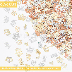 700Pcs 14 Style Brass Cabochons&nbsp;MRMJ-OC0003-33