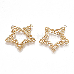 Brass Links connectors&nbsp;KK-T038-408G