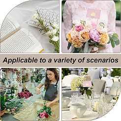 10Pcs Iron Spiral Name Card Holder&nbsp;LS-IFIN-WH20007-03B
