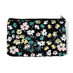 Flower Pattern Cotton Cloth Wallets&nbsp;AJEW-N003-06