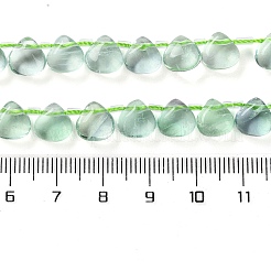 Natural Green Fluorite Beads Strands&nbsp;G-G116-A02-01