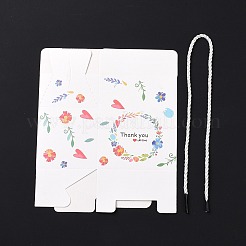 Rectangle Paper Gift Boxes with Handle Rope&nbsp;CON-B010-04D