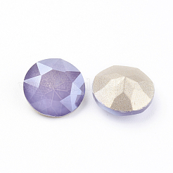 Pointed Back & Back Plated Glass Rhinestone Cabochons&nbsp;RGLA-J012-10mm-539MK