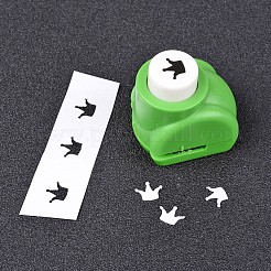 Random Single Color or Random Mixed Color Mini Plastic Craft Paper Punch Sets for Scrapbooking & Paper Crafts&nbsp;AJEW-L051-06
