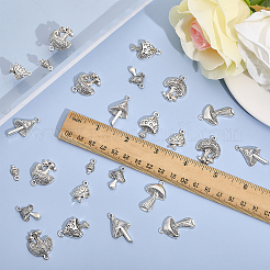 80Pcs 7 Style Tibetan Style Alloy Pendants&nbsp;FIND-GL0001-46