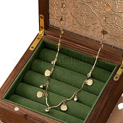 Shell Shape Tassel Alloy with Clear Glass Waist Belly Chains for Women&nbsp;FS-WG9D77C-01