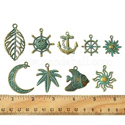 9 Styles Zinc Alloy Pendants&nbsp;FIND-FS0002-71