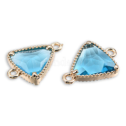 Transparent K9 Glass Connector Charms&nbsp;LS-GLAA-N038-60-F05