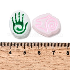 Baking Paint Glass Beads&nbsp;LAMP-Z017-02