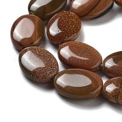 Synthetic Goldstone Beads Strands&nbsp;G-P528-M05-01