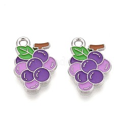 Fruit Alloy Enamel Charms&nbsp;PALLOY-S058-01P-25