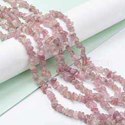 Natural Madagascar Rose Quartz Beads Strands&nbsp;G-O187-01