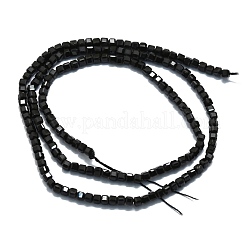 Natural Black Tourmaline Beads Strands&nbsp;G-P457-B01-02D