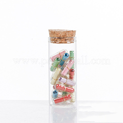 Mini High Borosilicate Glass Bottle Bead Containers&nbsp;BOTT-PW0001-262D
