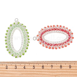Glass Seed Beaded Pendants&nbsp;PALLOY-MZ01362