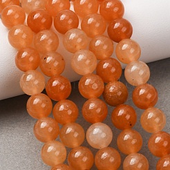 Natural Red Aventurine Round Beads Strands&nbsp;X-G-S148-8mm