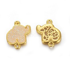 Brass Links connectors&nbsp;KK-O117-E