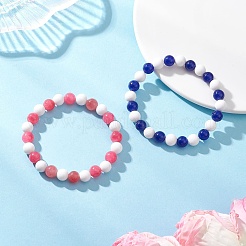2Pcs Natural & Dyed Malaysia Jade Bracelets for Women&nbsp;BJEW-JB12624