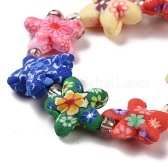 Handmade Polymer Clay Beads Strands&nbsp;CLAY-G110-02
