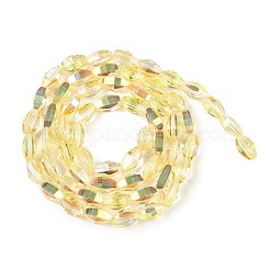 Electroplate Glass Beads Strands&nbsp;GLAA-Q101-03A-HP01