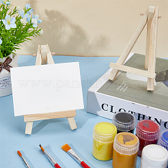 Foldable Wood Triangle Easel&nbsp;WOOD-WH0022-55A