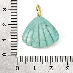 Natural Amazonite Carved Pendants&nbsp;X-G-C282-05I