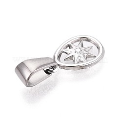 303 Stainless Steel Pendants&nbsp;STAS-Q110-04P
