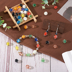 50Pcs Handmade Luminous Lampwork Beads&nbsp;LAMP-TA0002-17