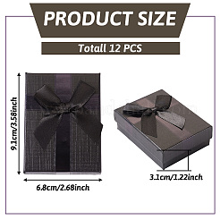 Rectangle Paper Jewelry Gift Boxes with Bowknot&nbsp;CON-TAC0010-89D