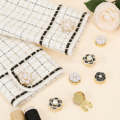 8Pcs 4 Styles Alloy Cufflinks&nbsp;HJEW-PH02558
