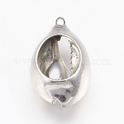 Electroplated Shell Pendants&nbsp;BSHE-E024-02S